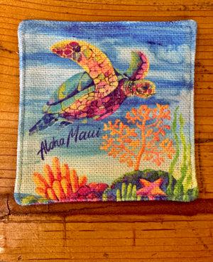 COASTERS - 100% ABSORBANT COTTON