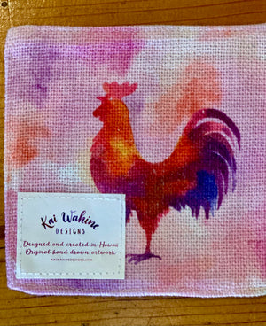 COASTERS - 100% ABSORBANT COTTON