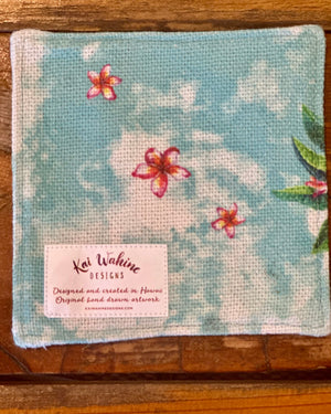 COASTERS - 100% ABSORBANT COTTON