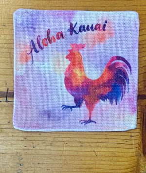 COASTERS - 100% ABSORBANT COTTON
