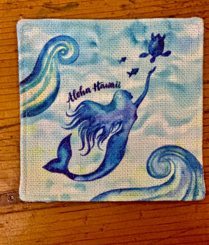 COASTERS - 100% ABSORBANT COTTON