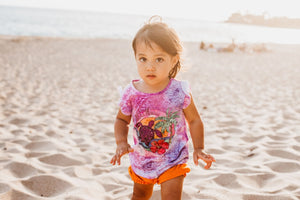 Kai Wahine Designs Keiki -Girls Palm Turtle
