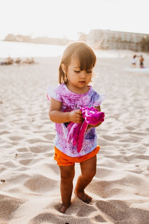 Kai Wahine Designs Keiki -Girls Palm Turtle